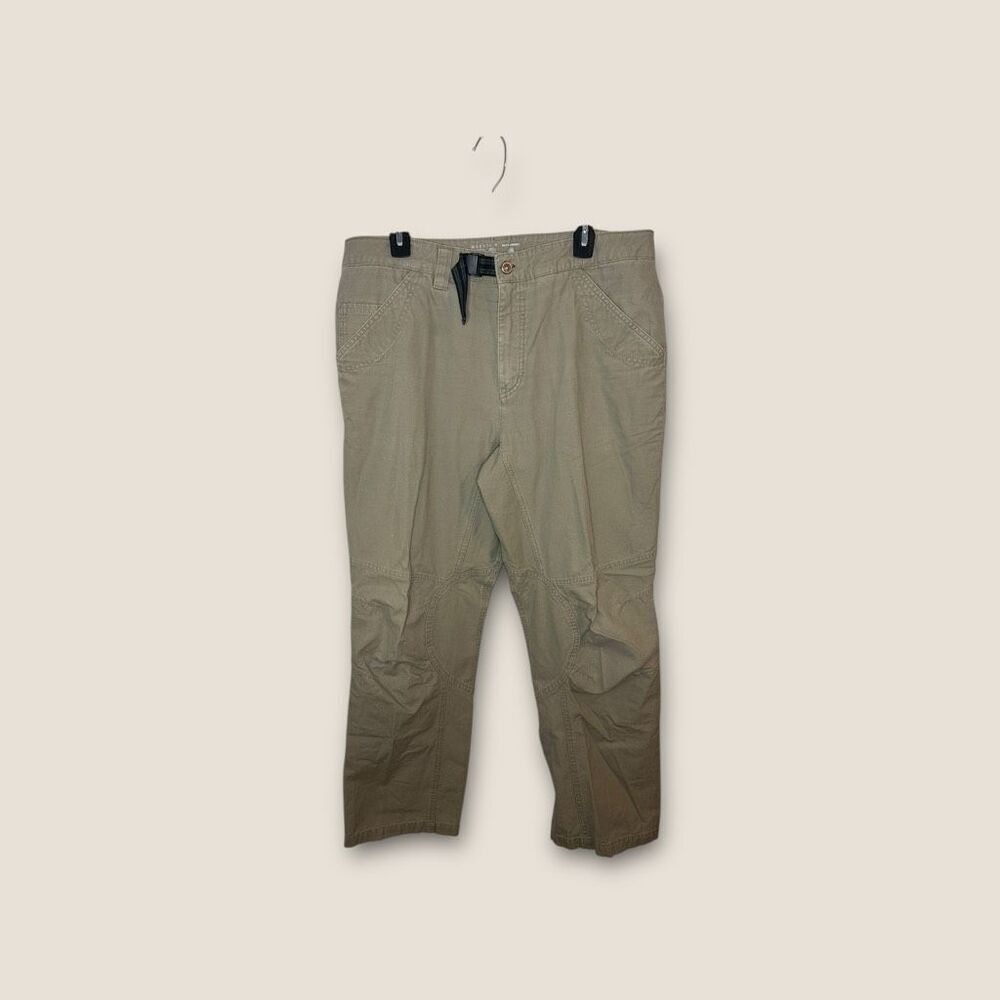 Mountain Hardwear Pants Mens 34x32 Beige Chino Belted Straight Relax Outdoors‎